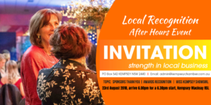 Macleay Valley Business Chamber "Local Recognition" After Hours Event @ Kempsey Macleay RSL Club | Nantucket | Massachusetts | United States